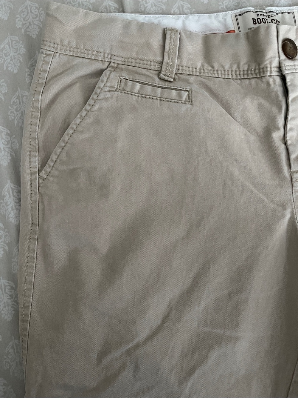 Khaki Boot-cut Pants - Picture 3 of 5